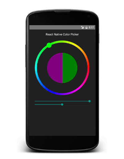 New React Native Color picker