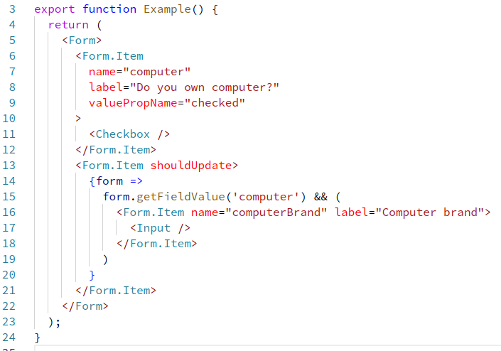 Additional ant form limitations